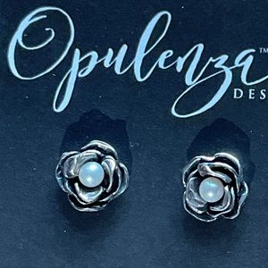 SS Freshwater Pearl Artisan Made Post Earrings